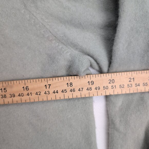 Ted Baker 100% Cashmere Light Gray Mock Turtleneck Sweater Sz 1 - Picture 10 of 10